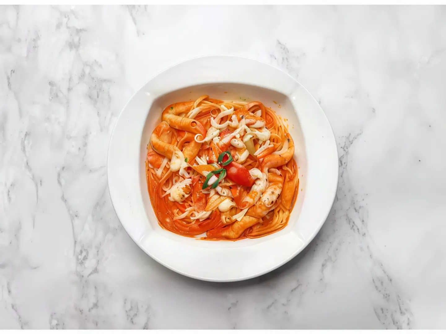 Red Seafood Pasta