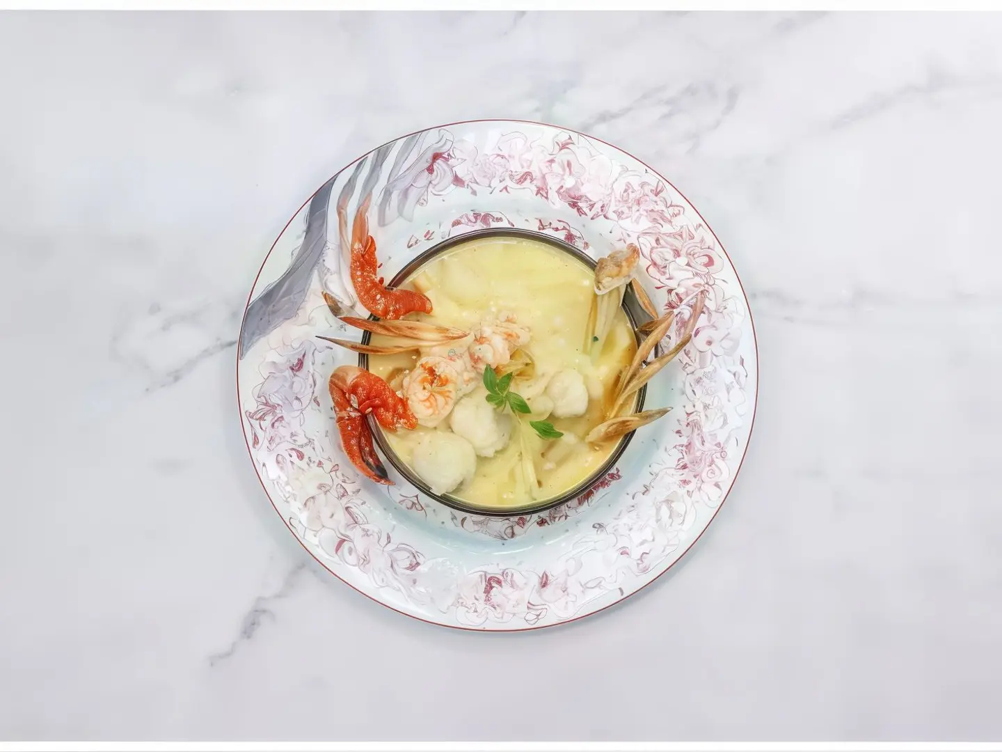 White Seafood Soup