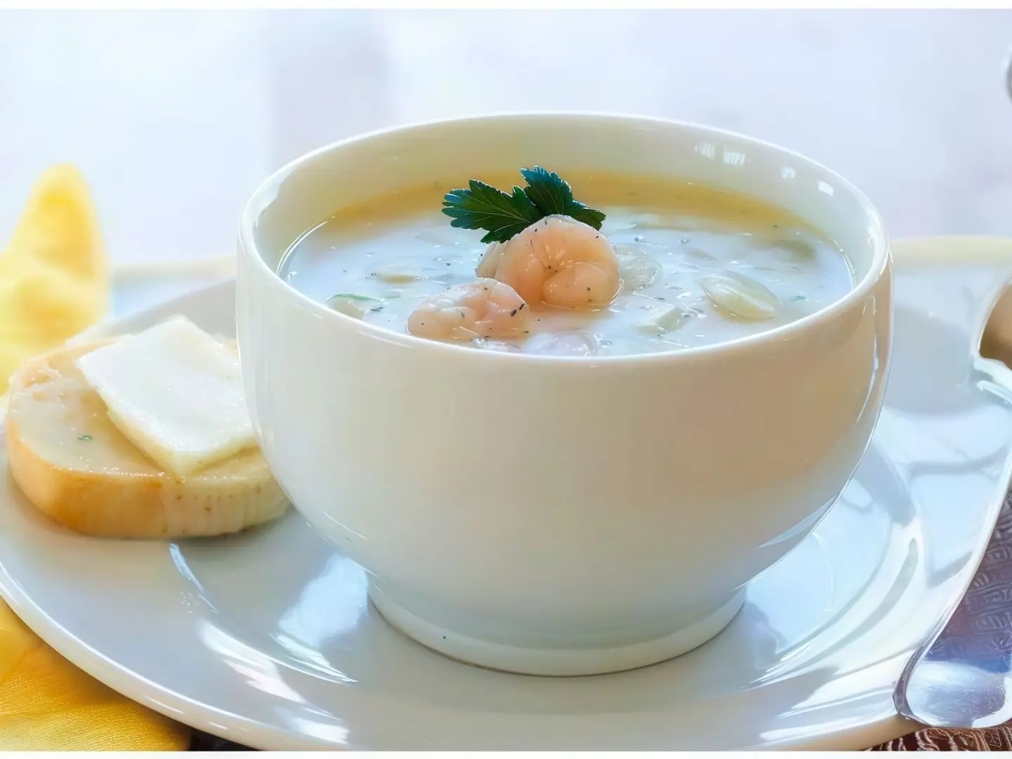 White Shrimp Soup
