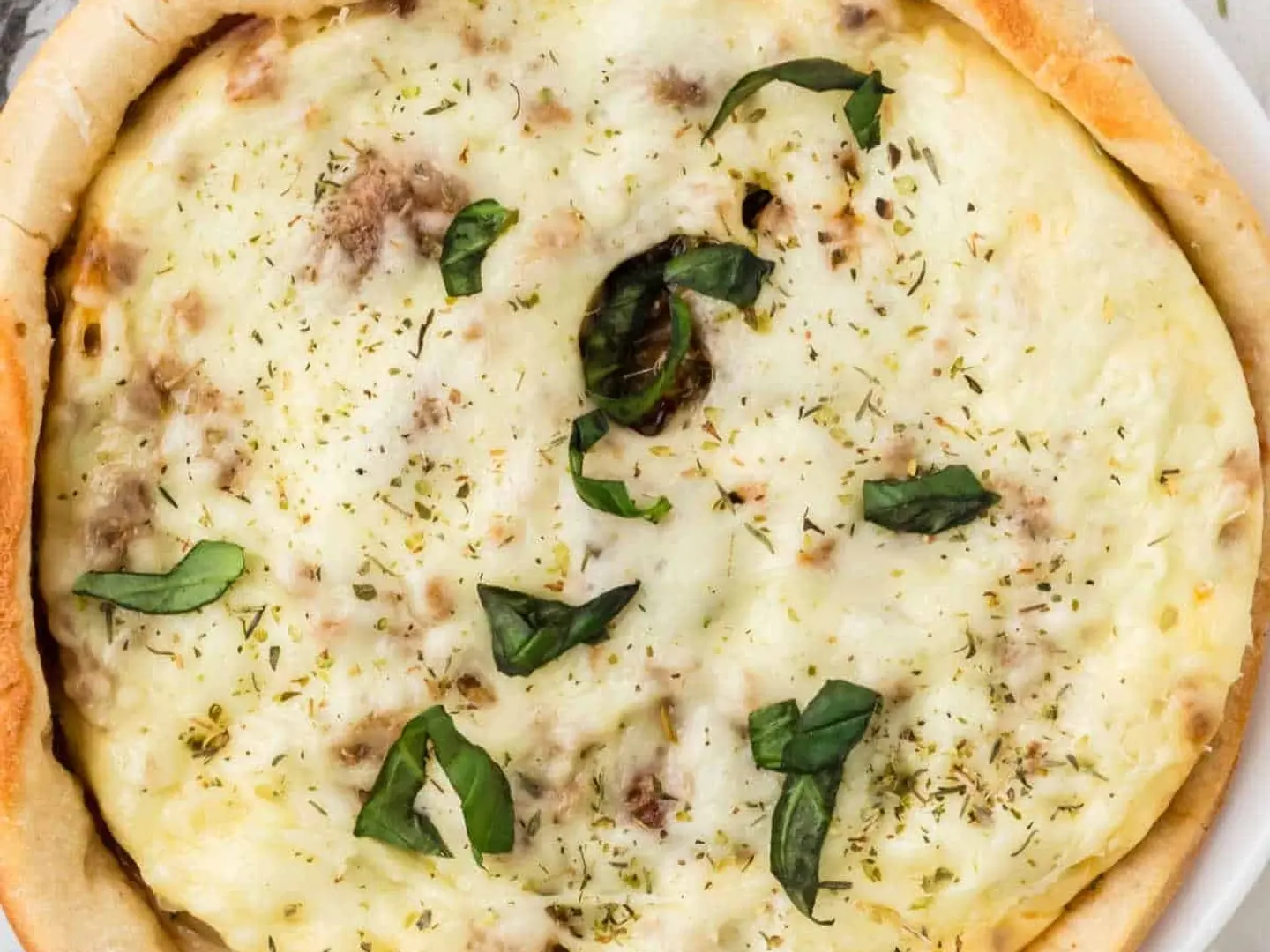 بيتزا الاجبان مشكلة