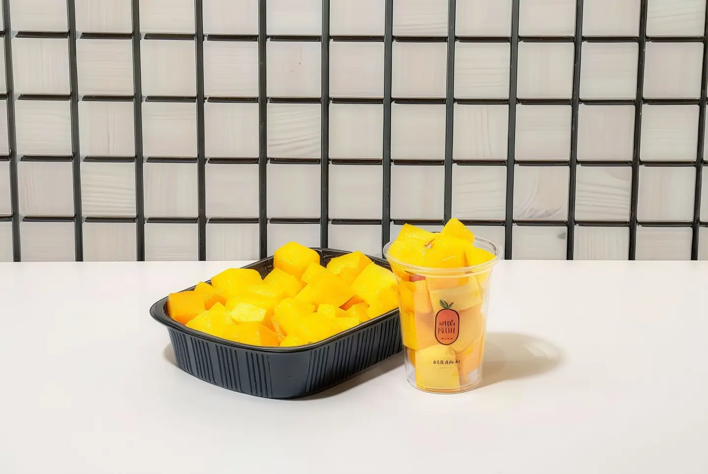 Mango Fruit Salad  Plate