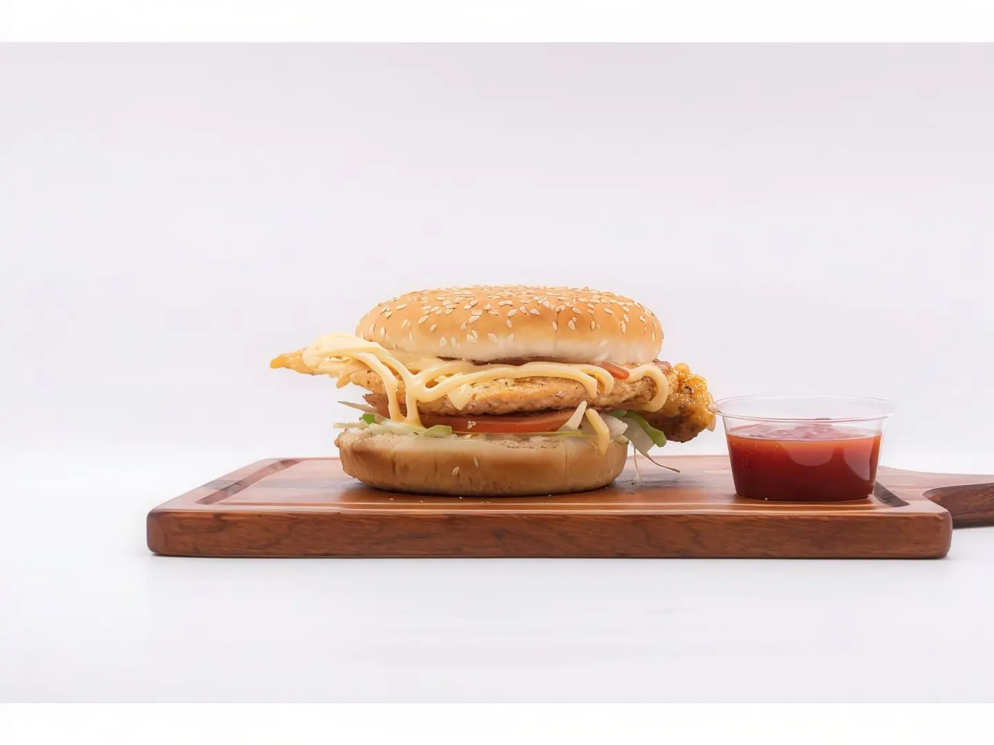 Chicken Fillet Burger Meal