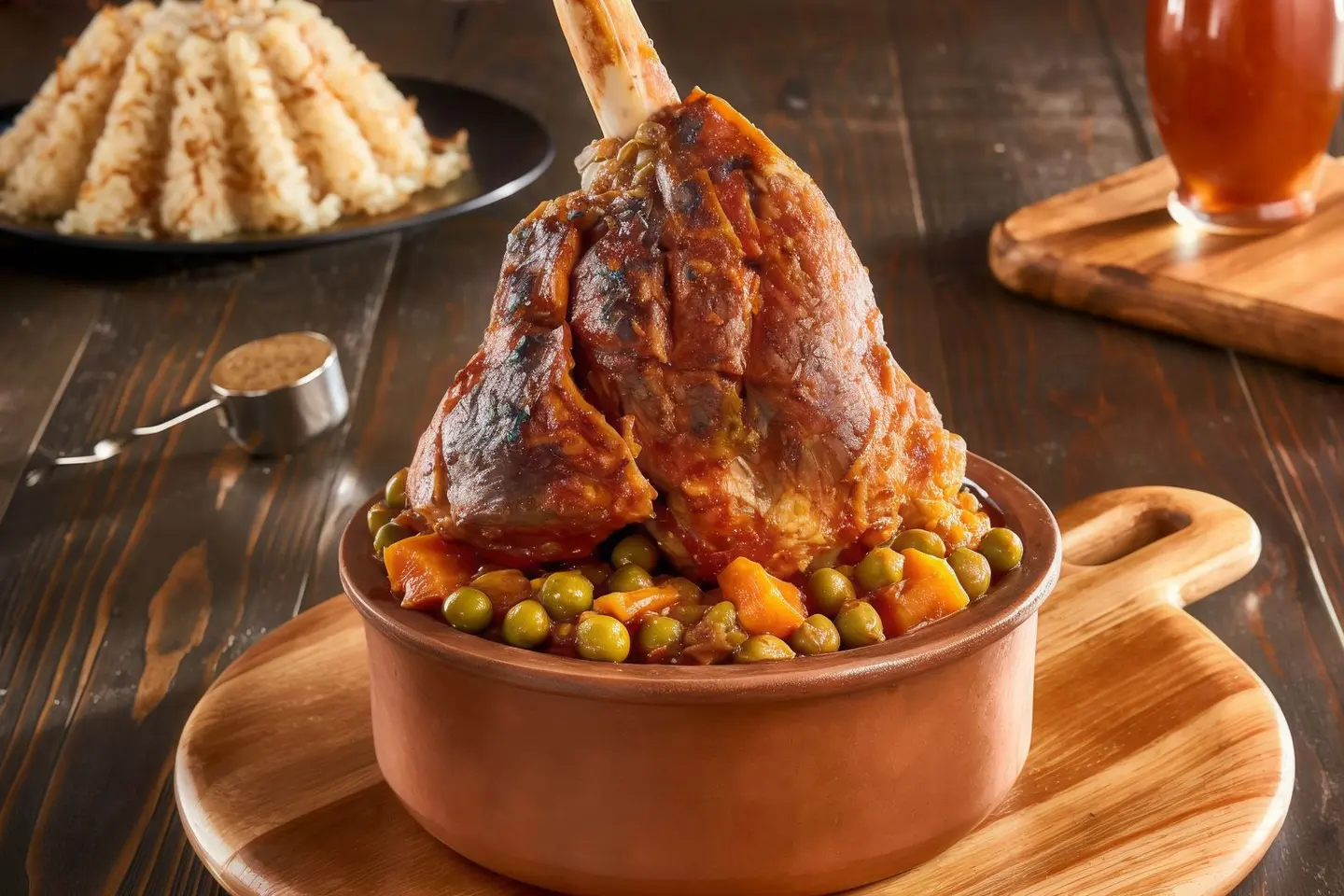 طاجن موزه بالبازلاء