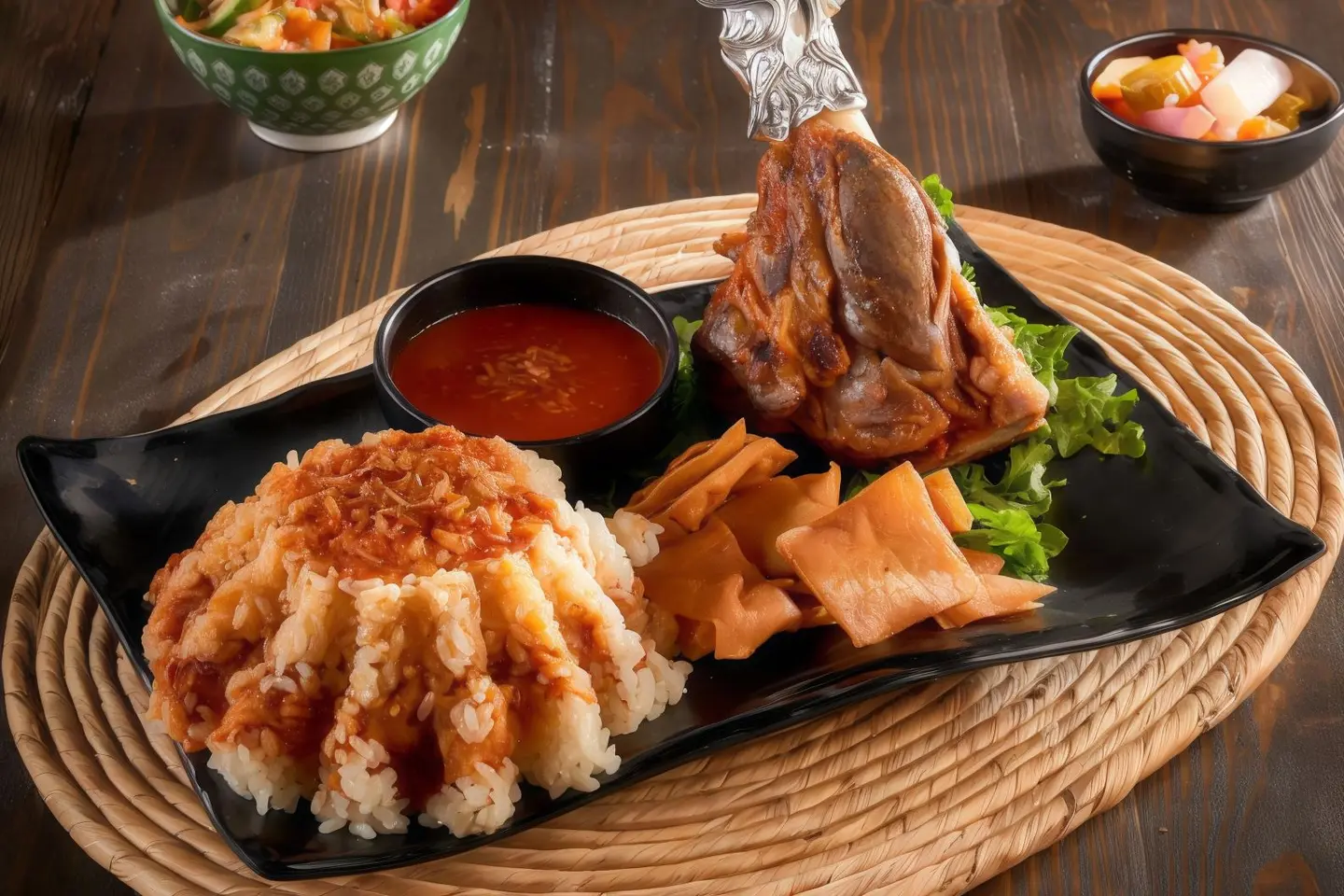 فته لحمة موزة