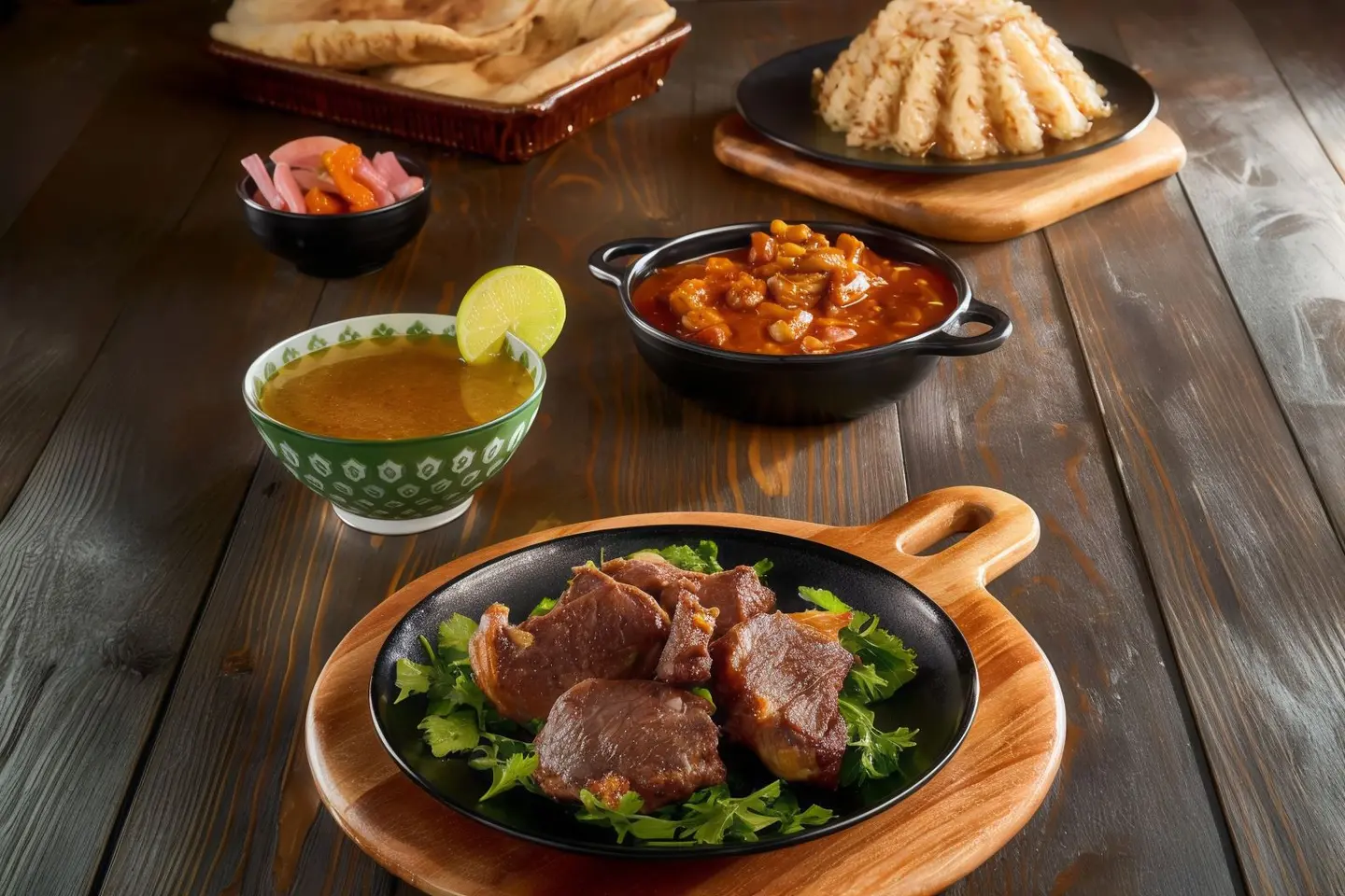 وجبه لحم محمر