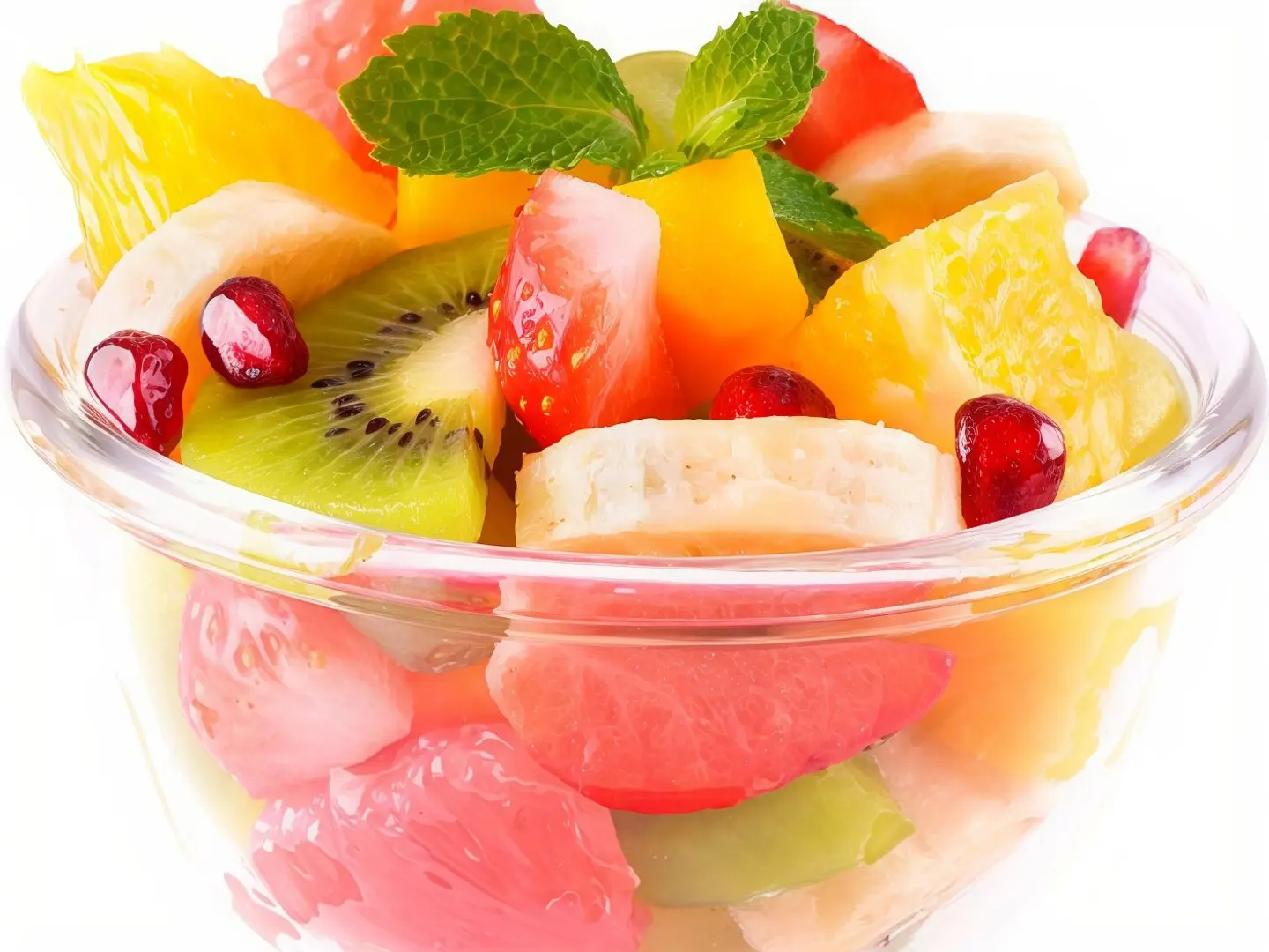 صحن فواكه مشكل