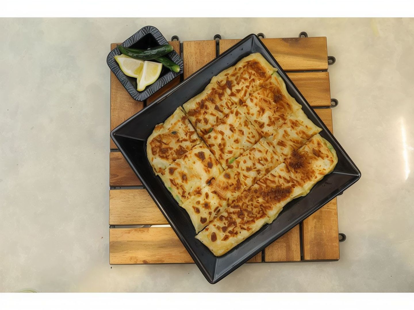 Vegetable Cheddar Mutabbak