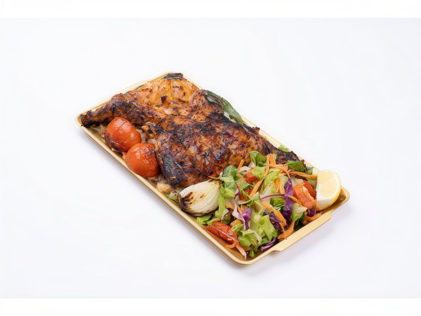 Half Grilled Chicken