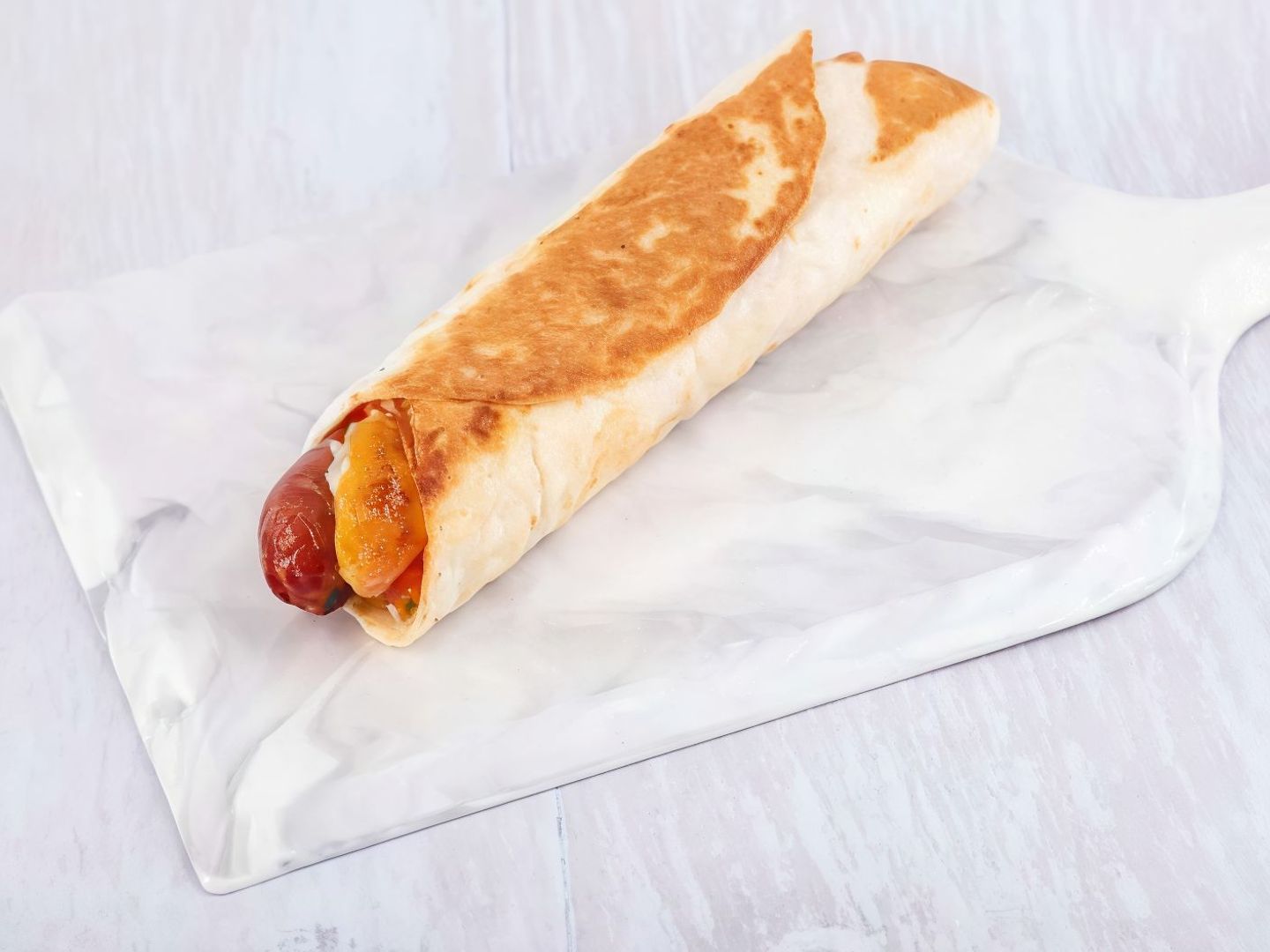 Small Tortilla Hot Dog