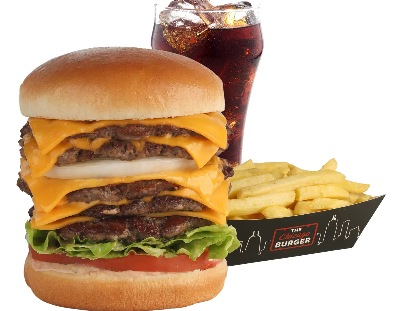 وجبة برجر لحم ٥ في ٥