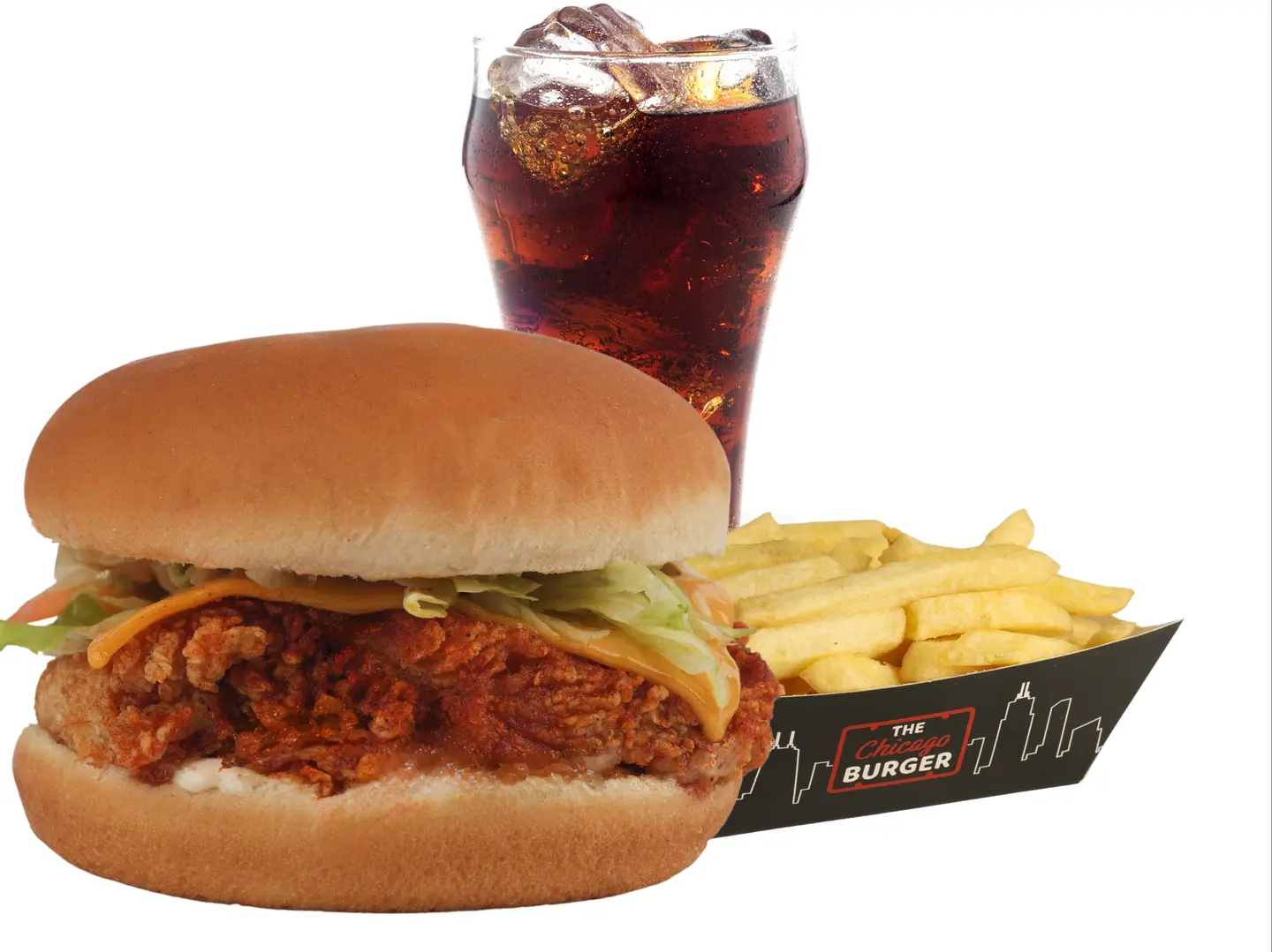 وجبة برجر دجاج ١ في ١