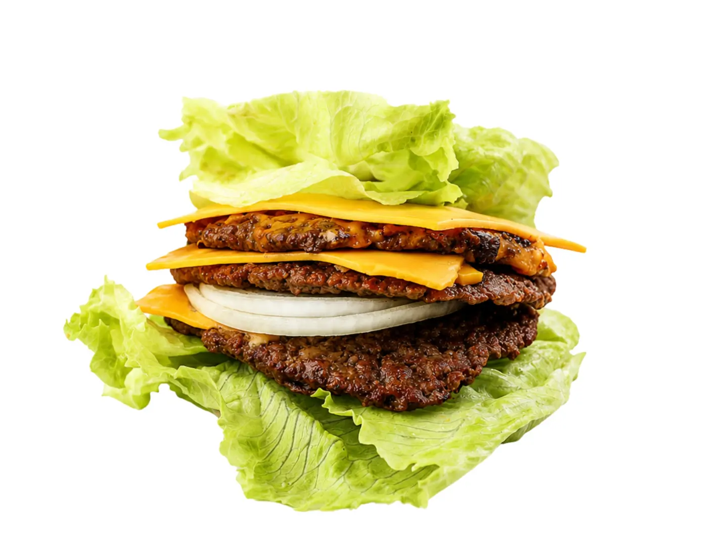 Lettuce Beef Burger 3x3