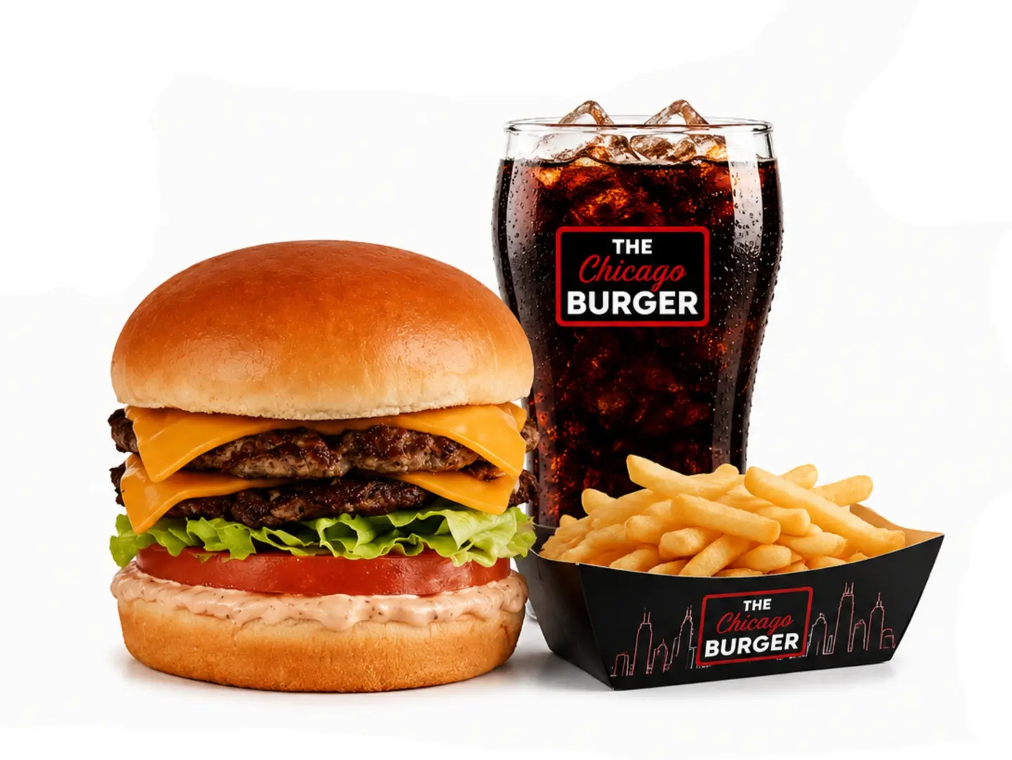 Meal Beef Burger 2x2