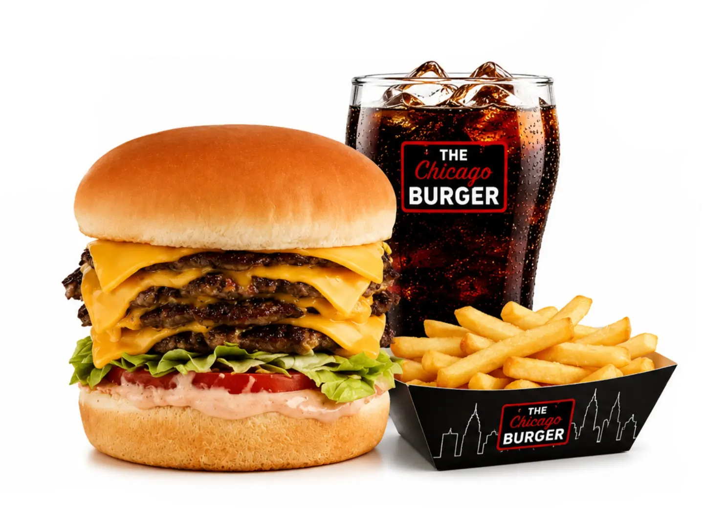 Meal Beef Burger 3x3