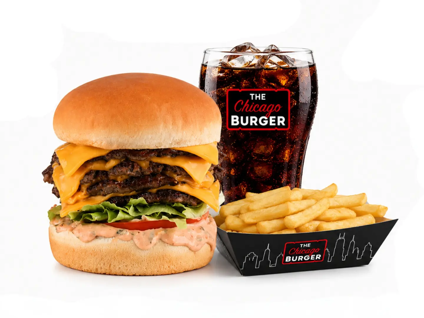 Meal Beef Burger 4x4