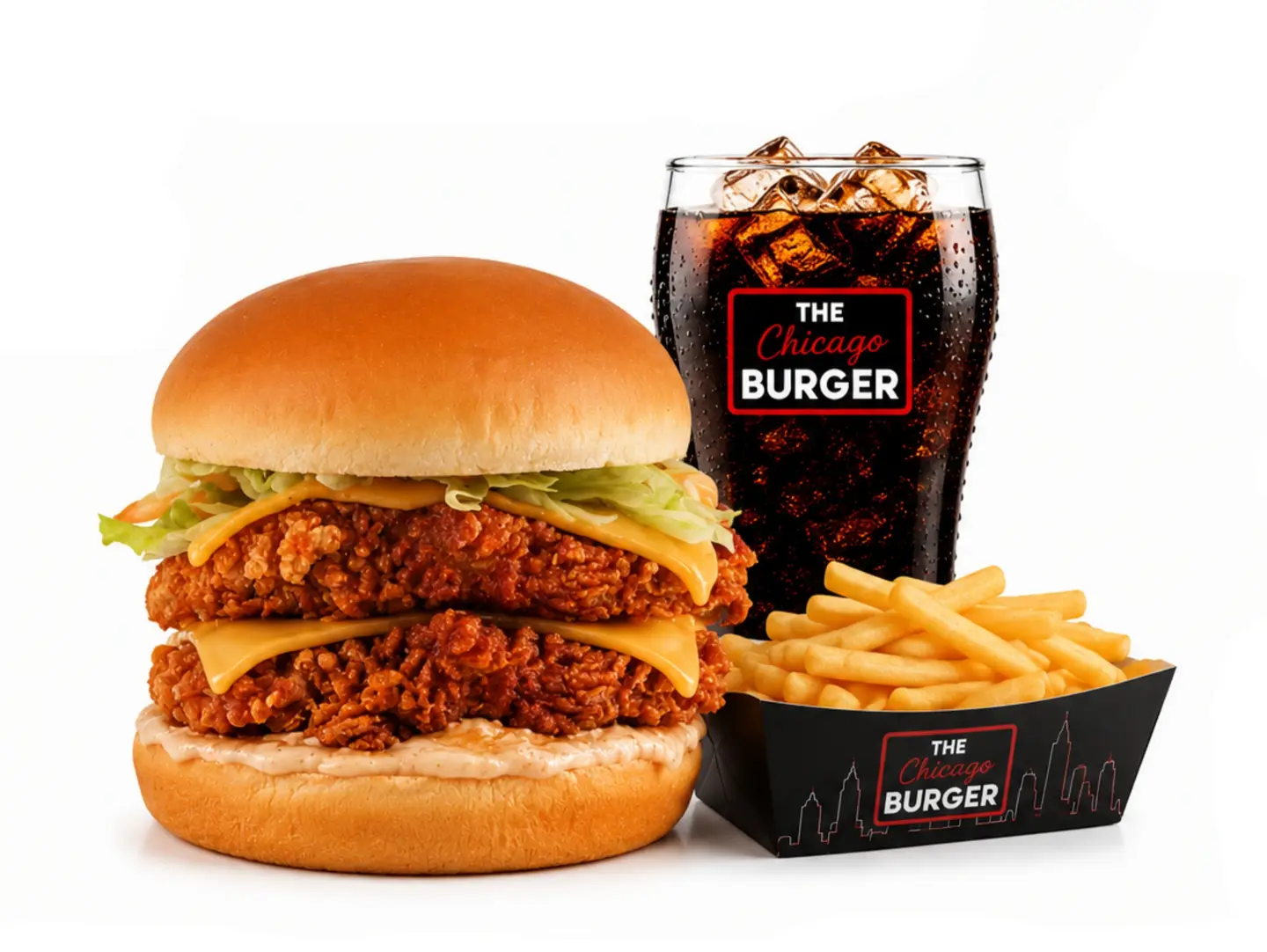 Meal Chicken Burger 2x2