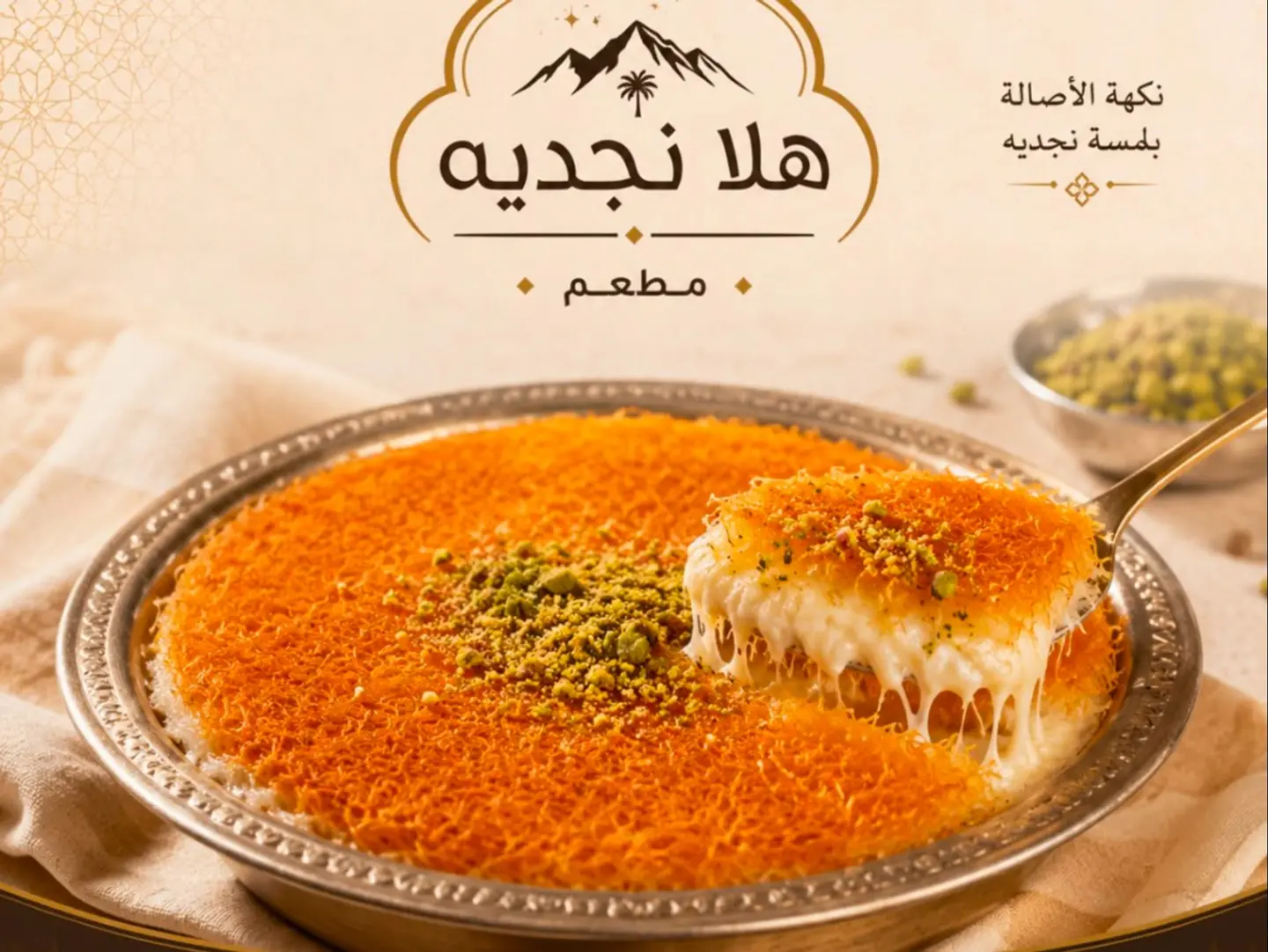 Kunafa With Cream