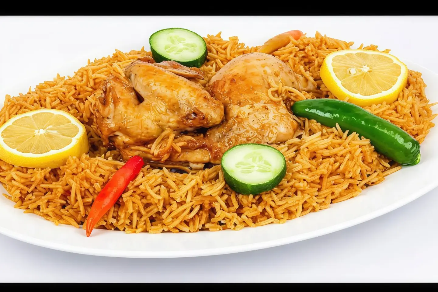 دجاج مضغوط - نصف