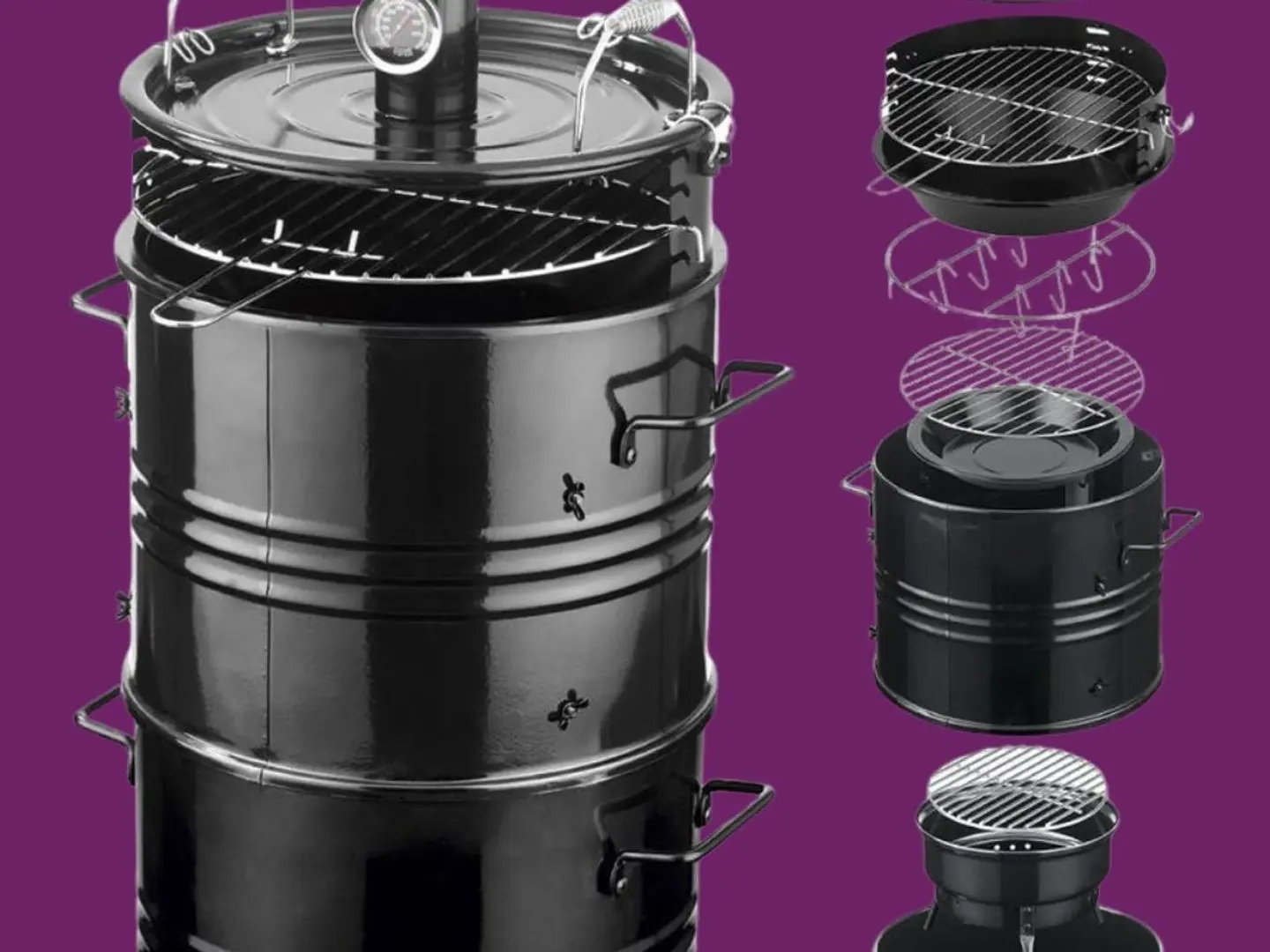 Smoking Barbecue Grill