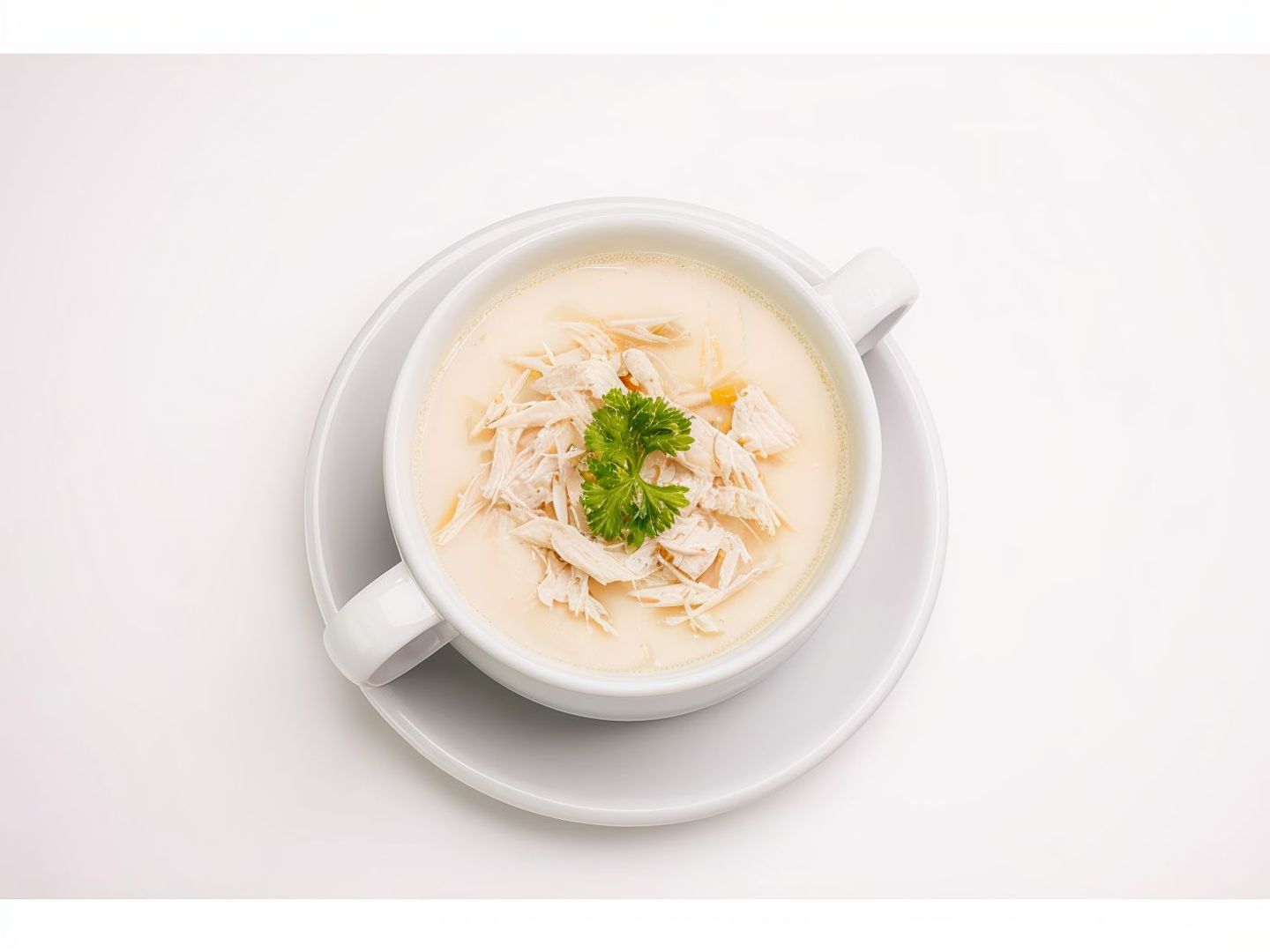 شوربة دجاج كريمة