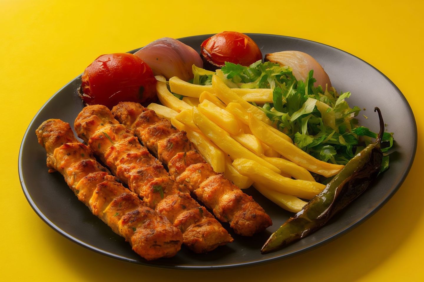 صحن كباب دجاج