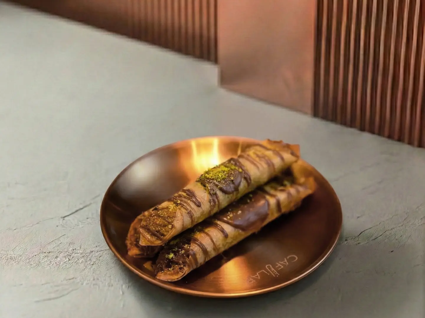 بقلاوة بالكنافة و البيستاشيو