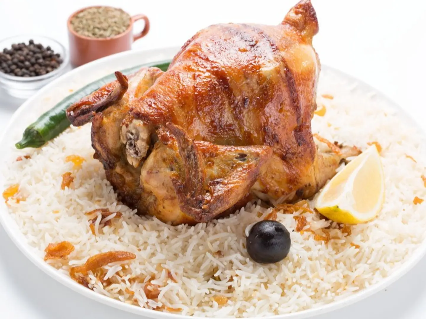 دجاجه مشوي مع الأرز