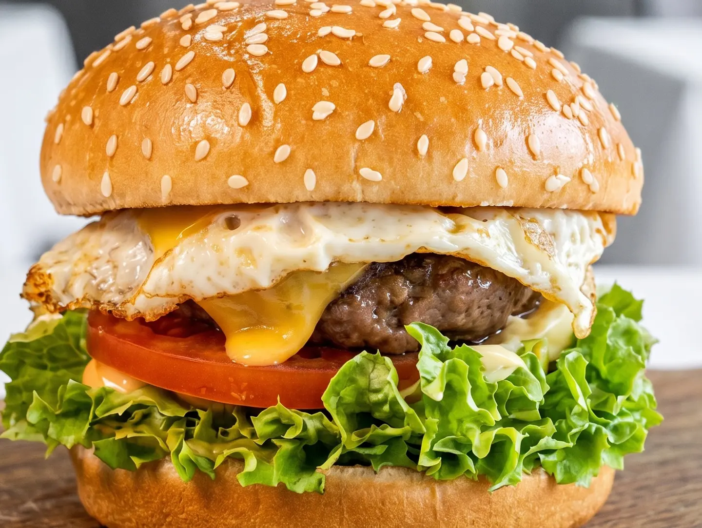 Burger With Egg