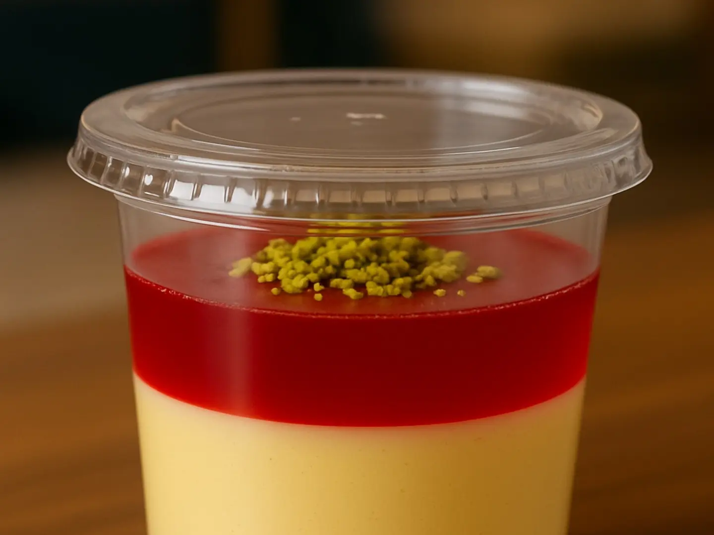 Sweetener Layers Glee With Custard