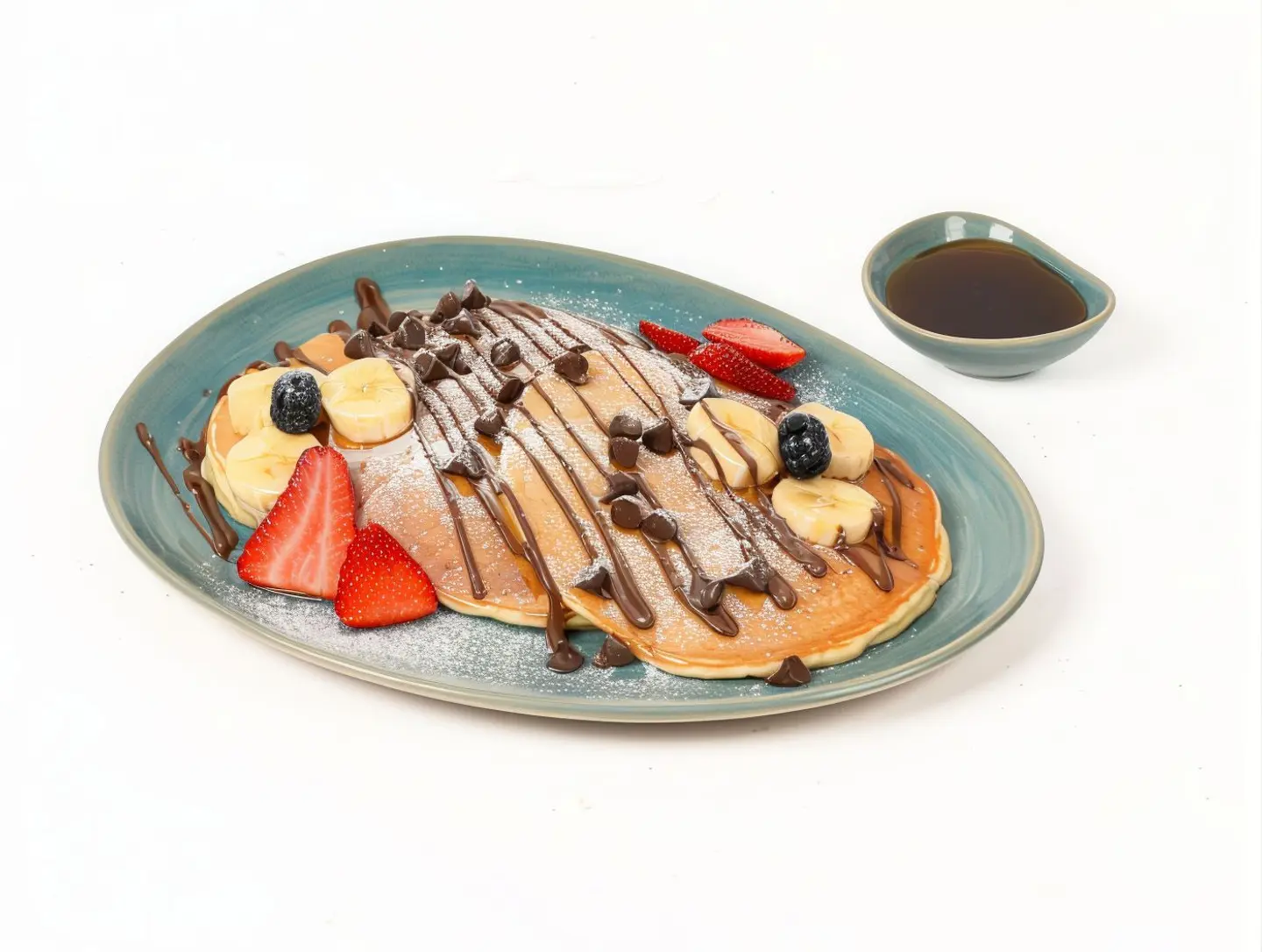 بان كيك شوكليت بالفواكه