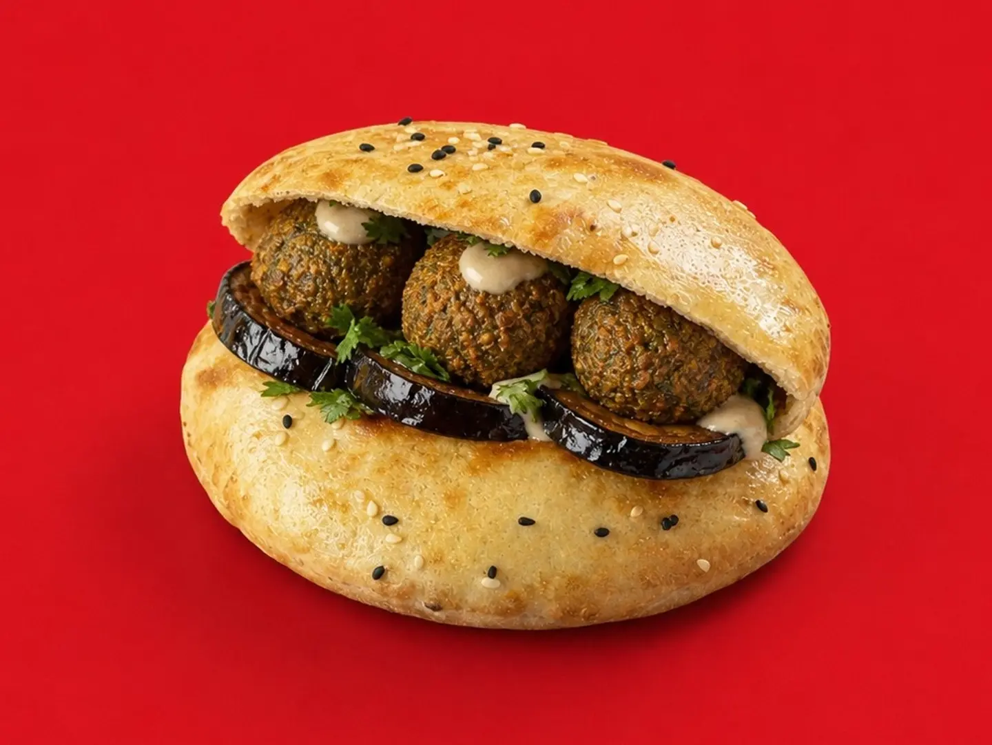 Falafel With Eggplant
