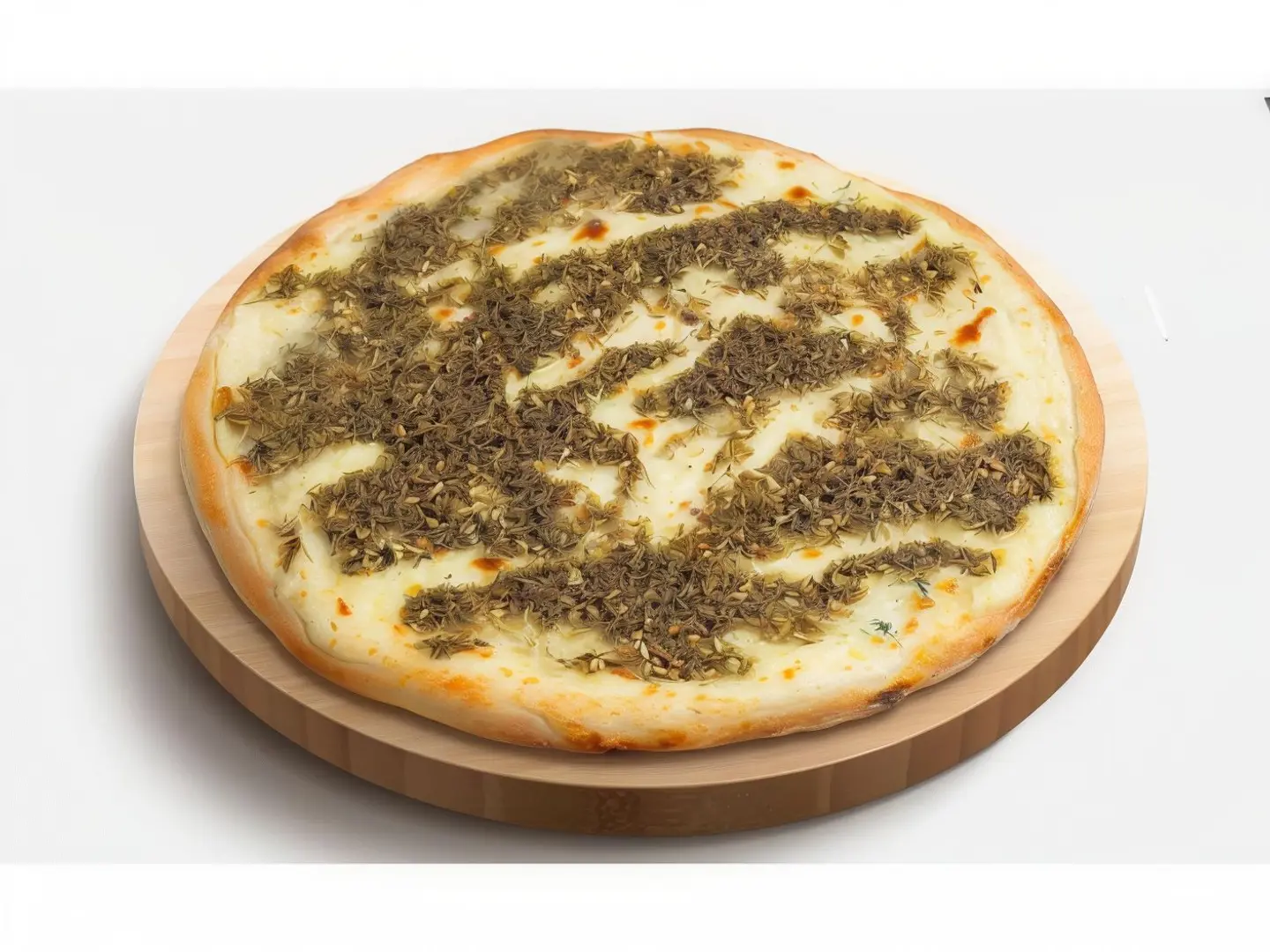 منقوشة عكاوي مع زعتر