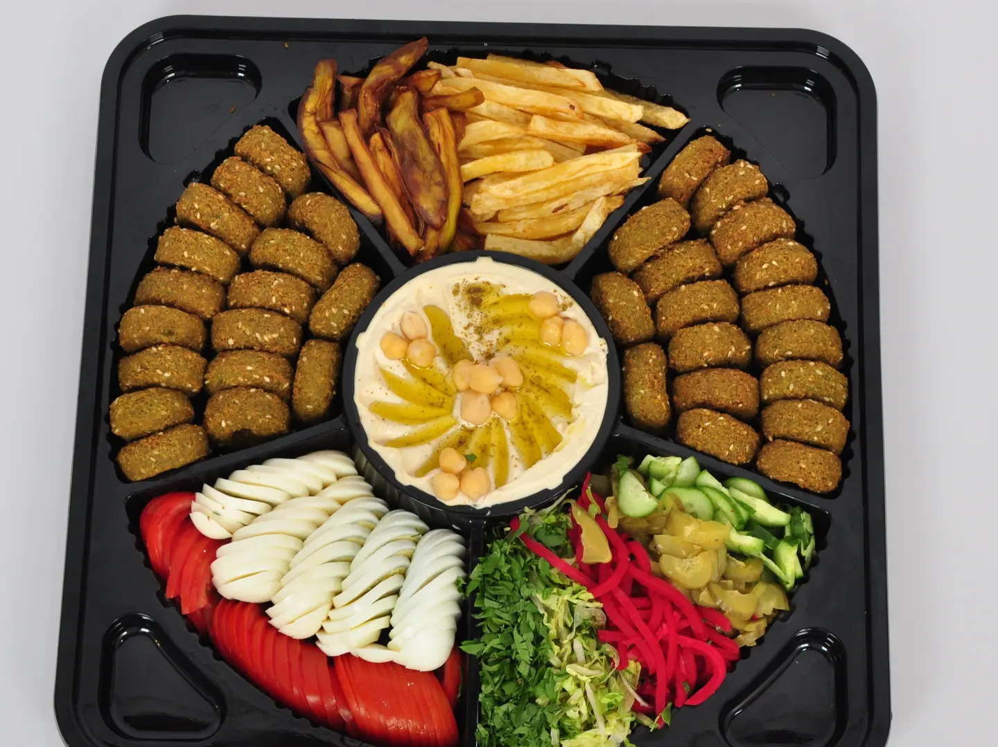 صحن فلافل مشكل صغير