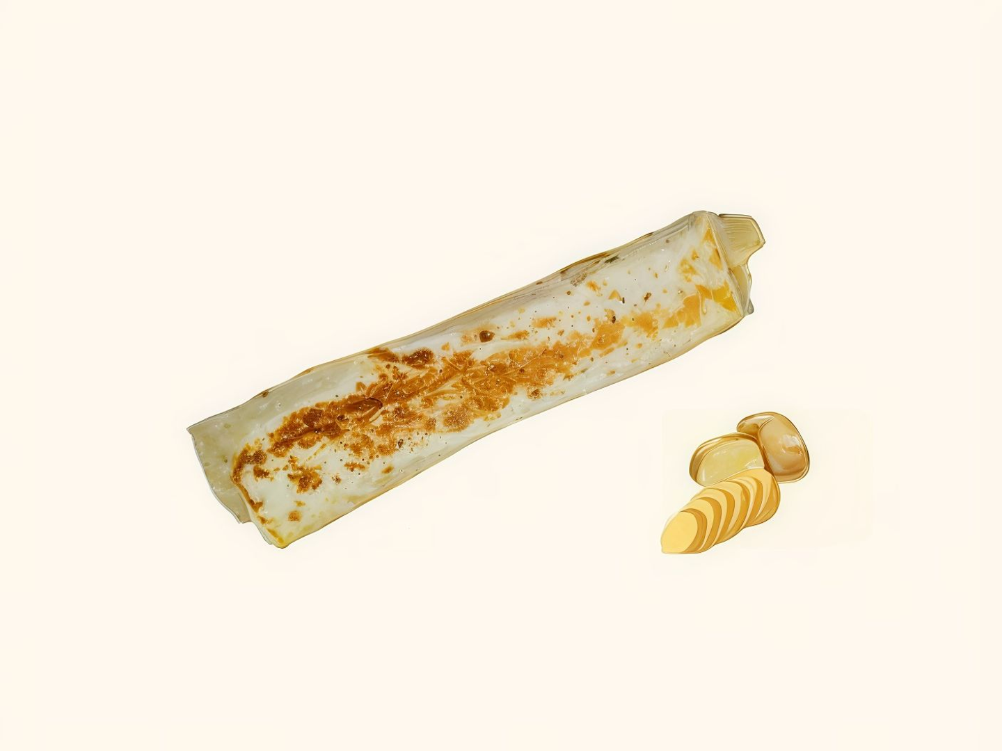 صاروخ بطاطس طازج جبنة سائلة