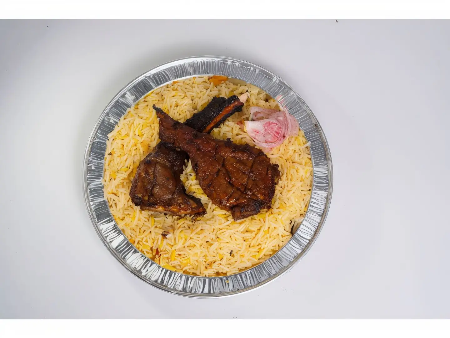 كبسة ريش مشوي