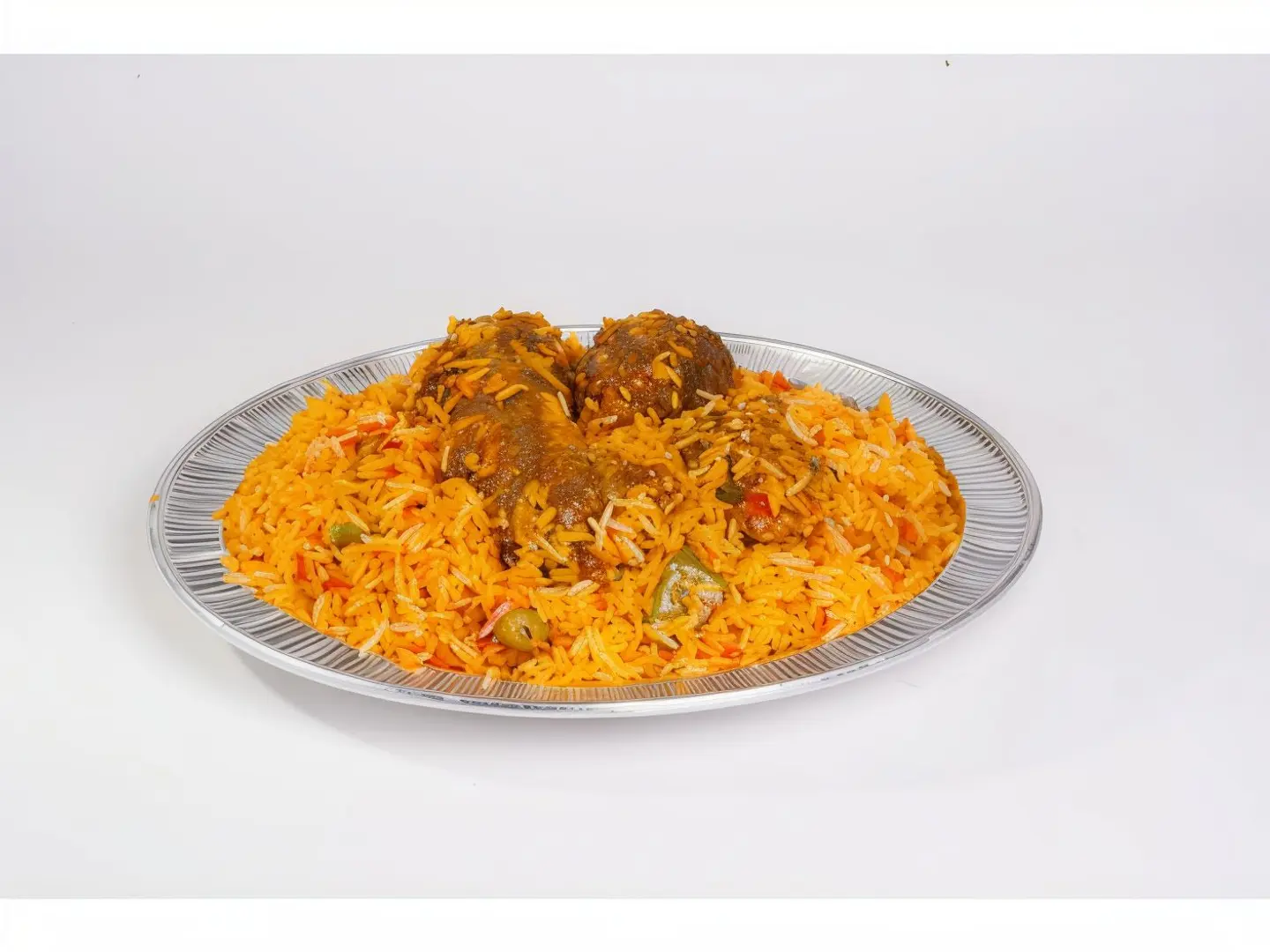 كبسة لحم رز بهارات