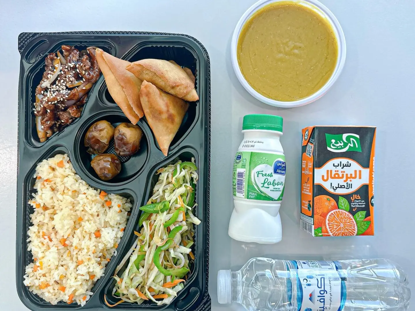 ترياكي لحم وجبة رمضان