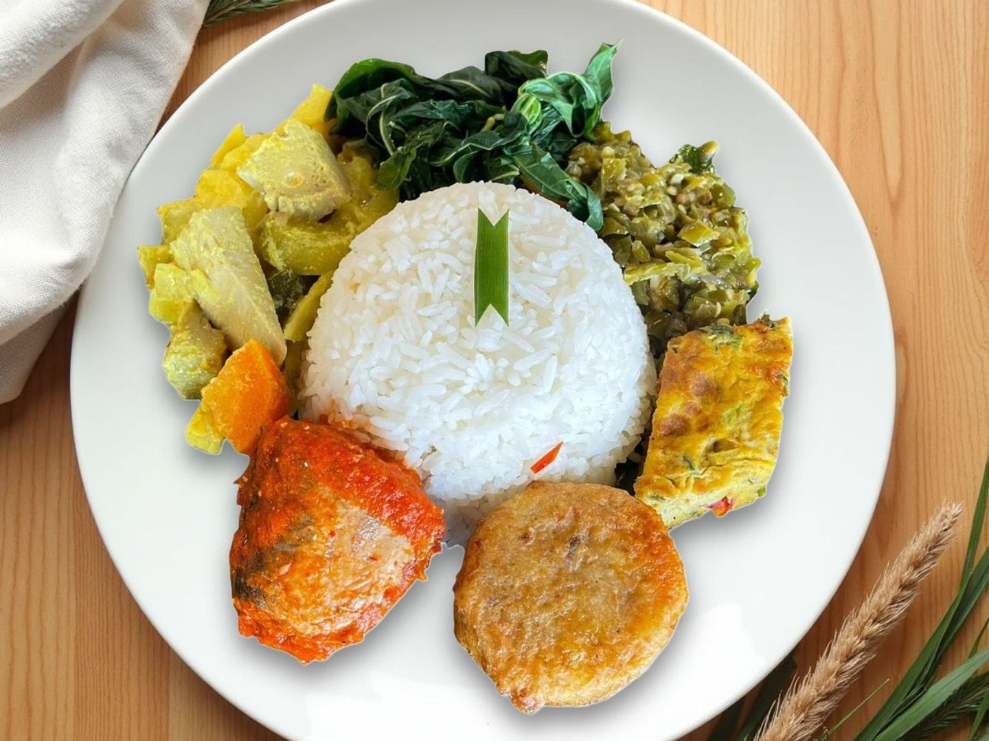 Nasi Padang Gulay Asem Padeh