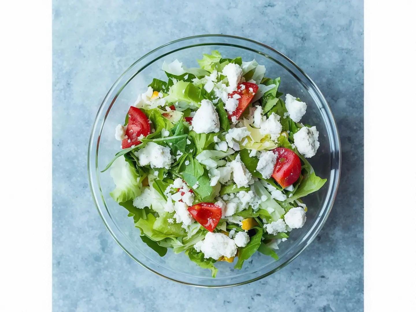 Green Salad With Cheese