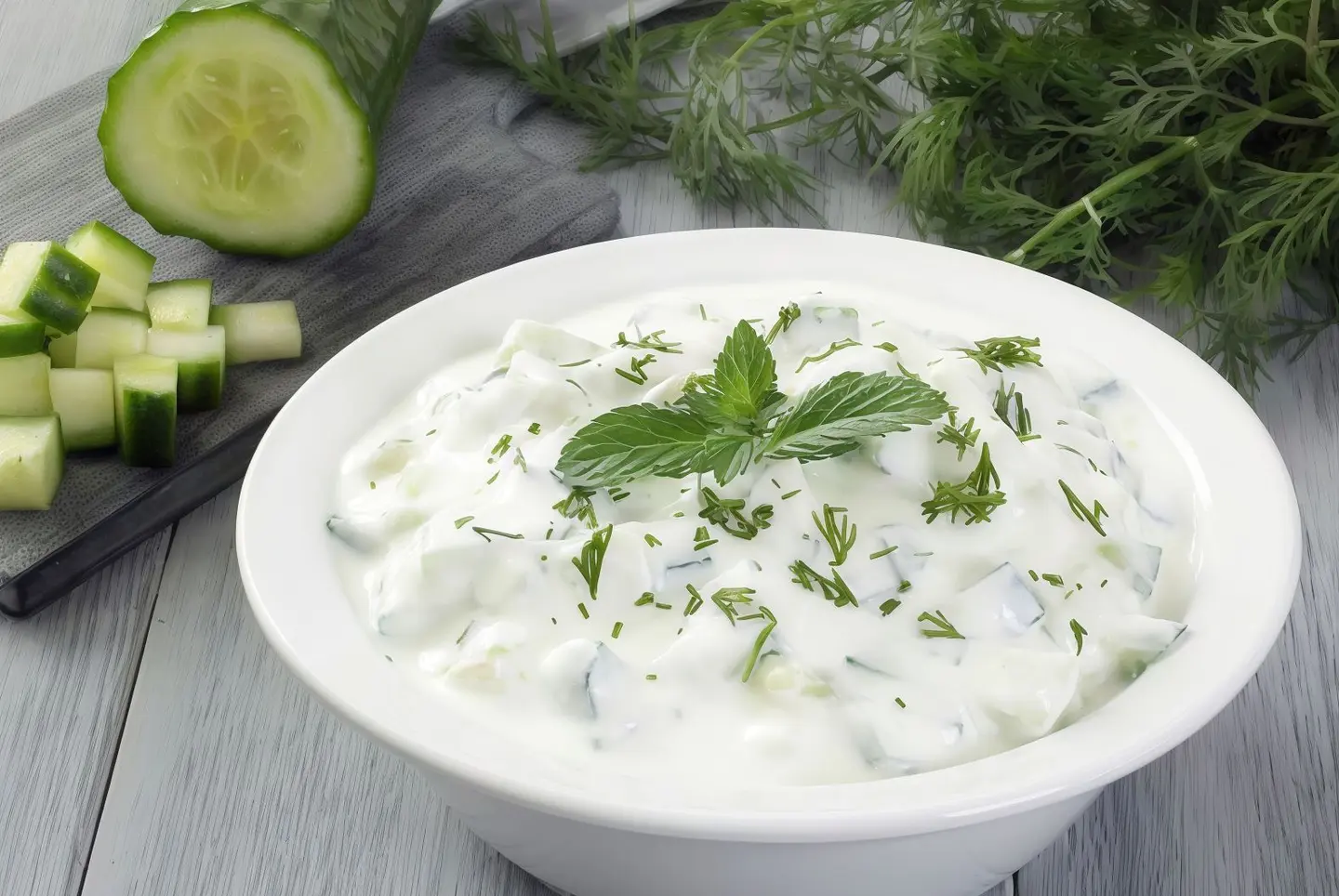 Yogurt And Cucumber Salad