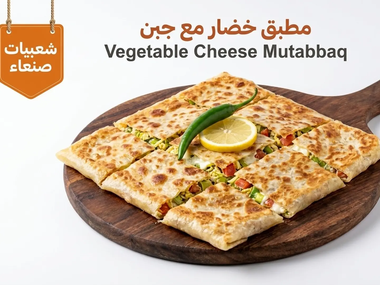 Vegetable Mutabbak With Cheese