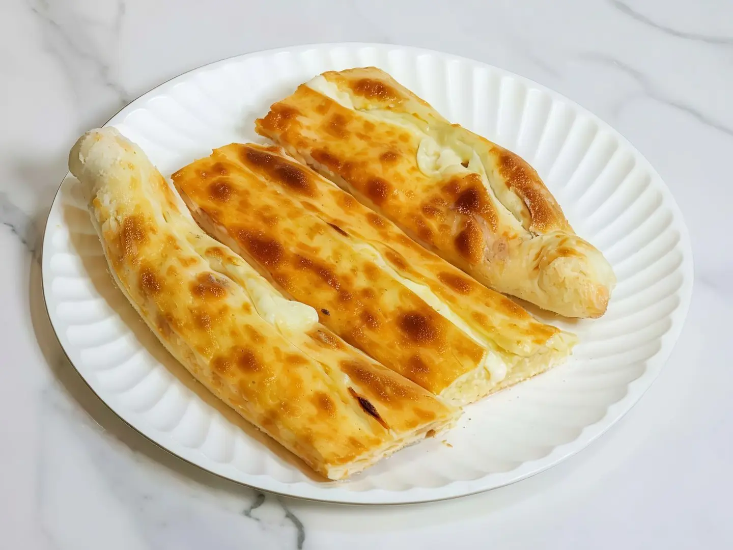 فطيرة جبن سائل بالبيض