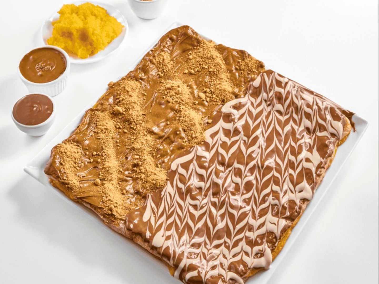 فطیرة لوتس ونوتيلا