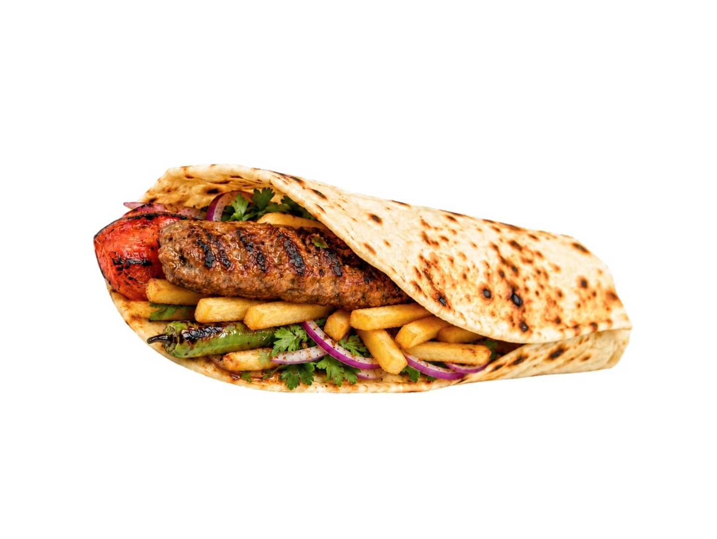 ساندويتش كباب لحم