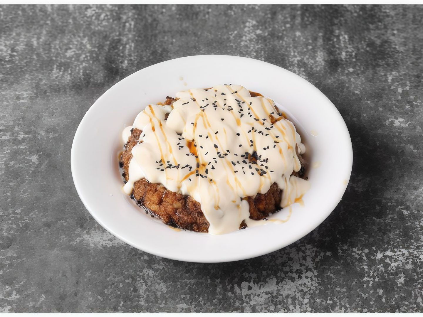 Ghee And Honey With Cream Fatteh