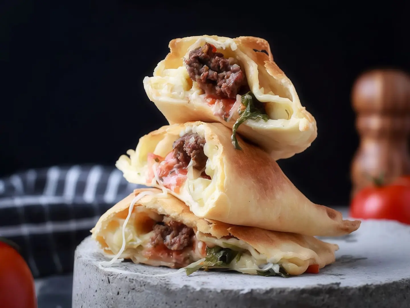Labneh Kebab Meat Pie
