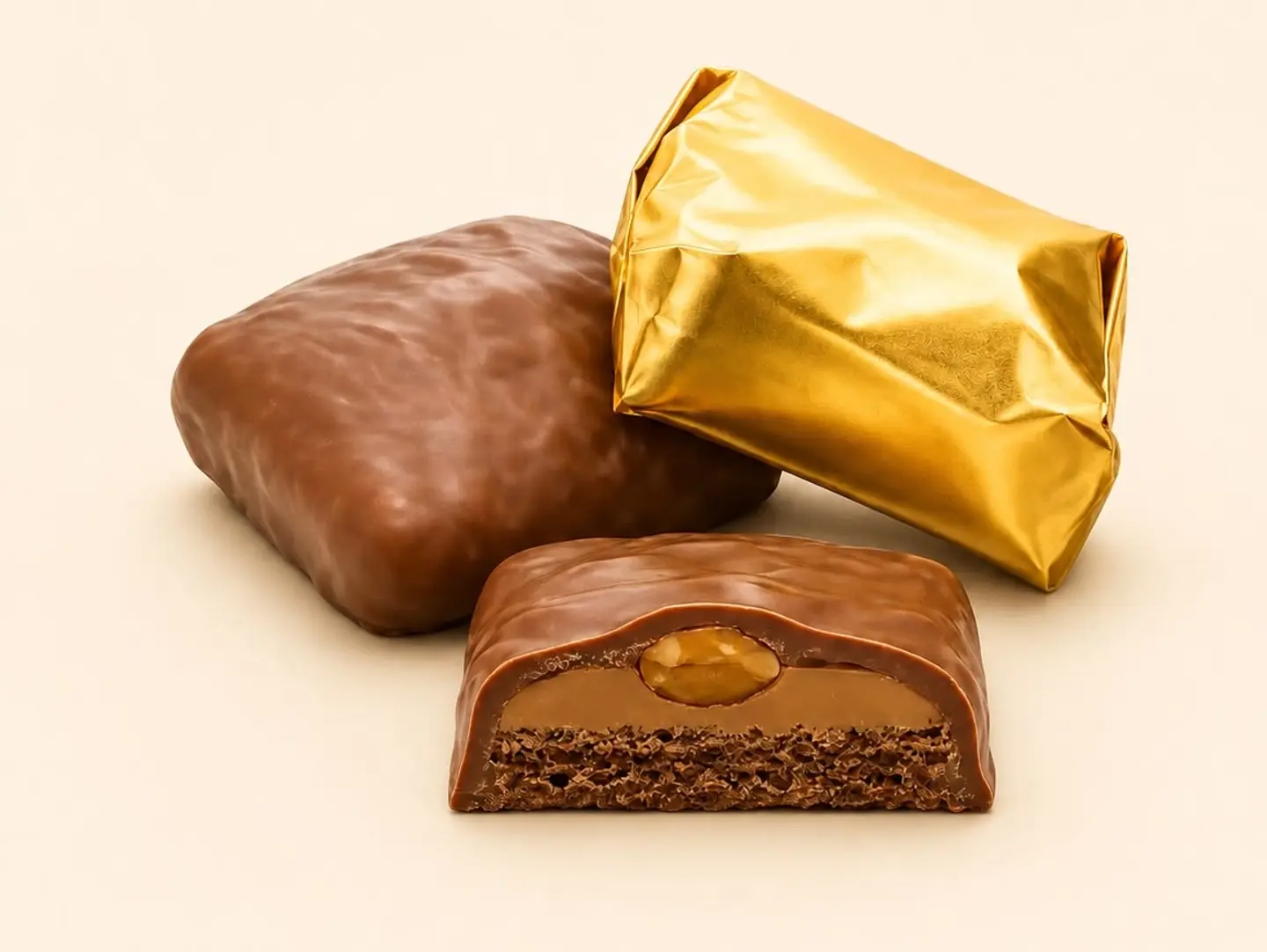 Wafer Chocolate With Whole Almond 632 - 500 Grams