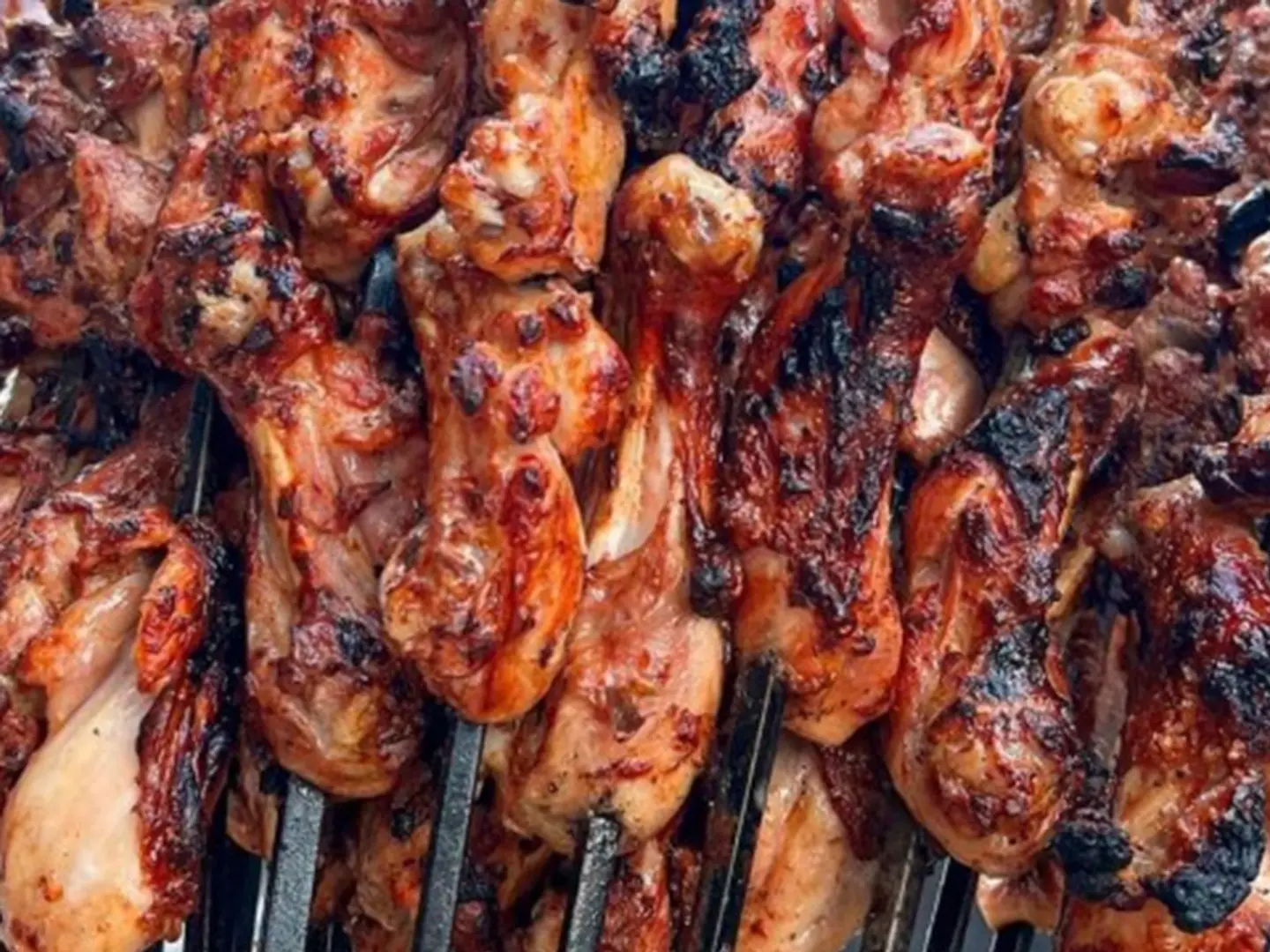 نصف حبة دجاج شيش بالعضم