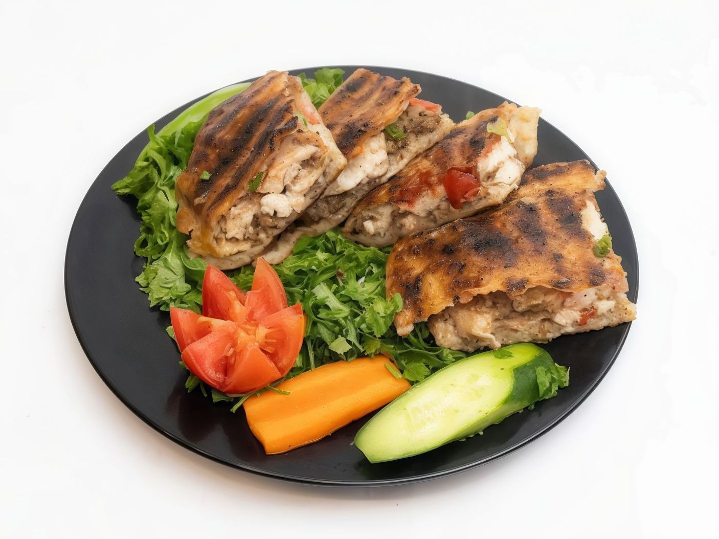 With Cheese On Charcoal