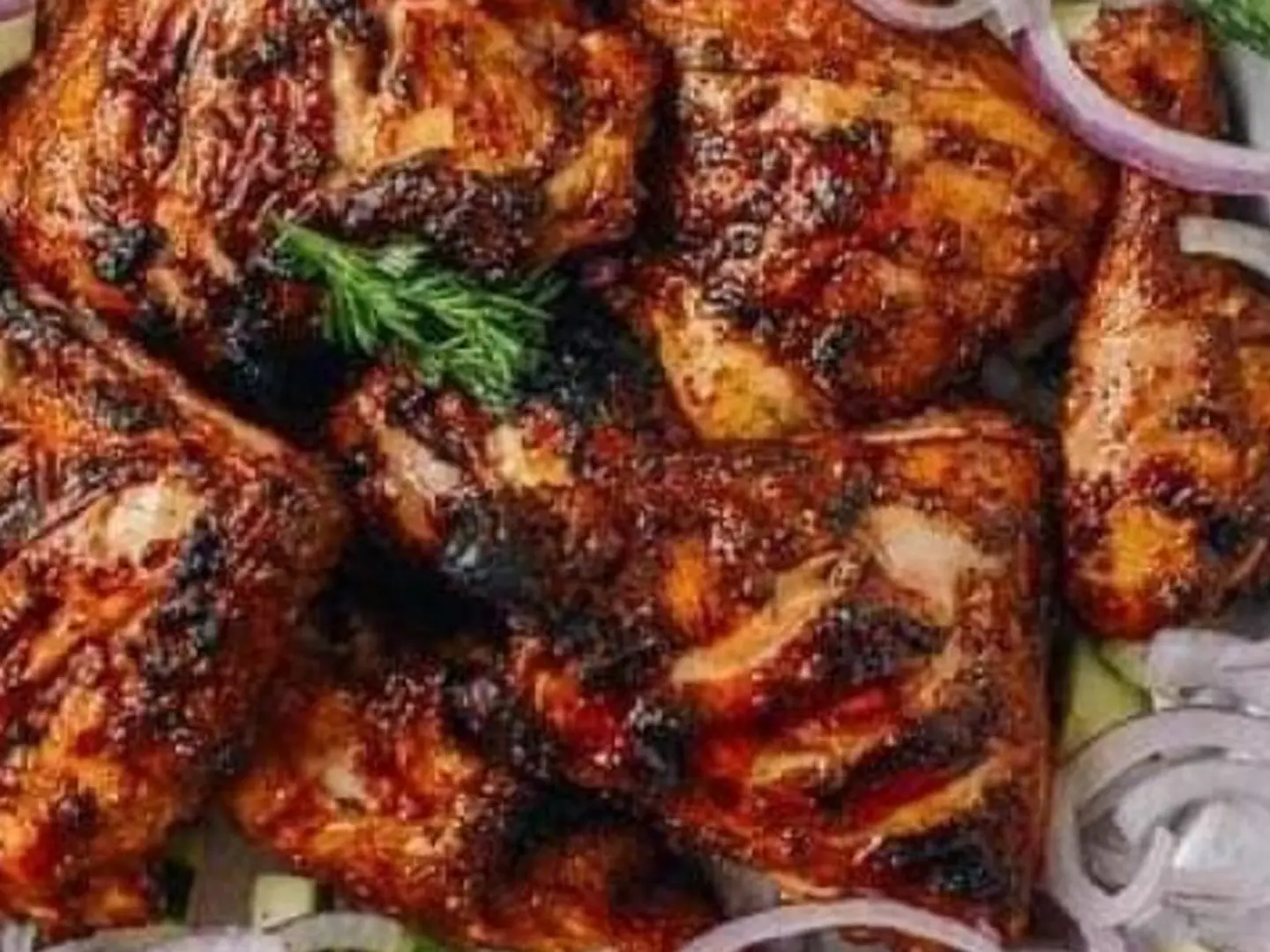 دجاج شيش بالعضم